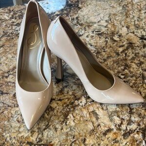 Sam Edelman Blush Patent Leather Heels